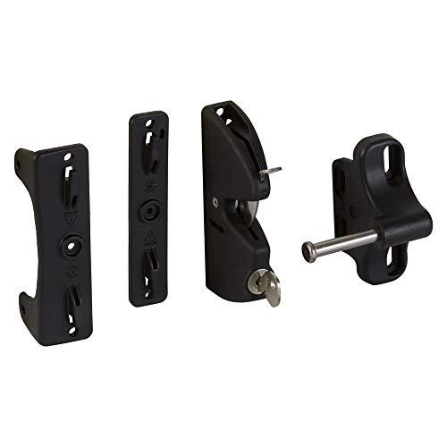 National Hardware National Hardware N346-201 V6201 LokkLatch in Black, 4-9/16\"