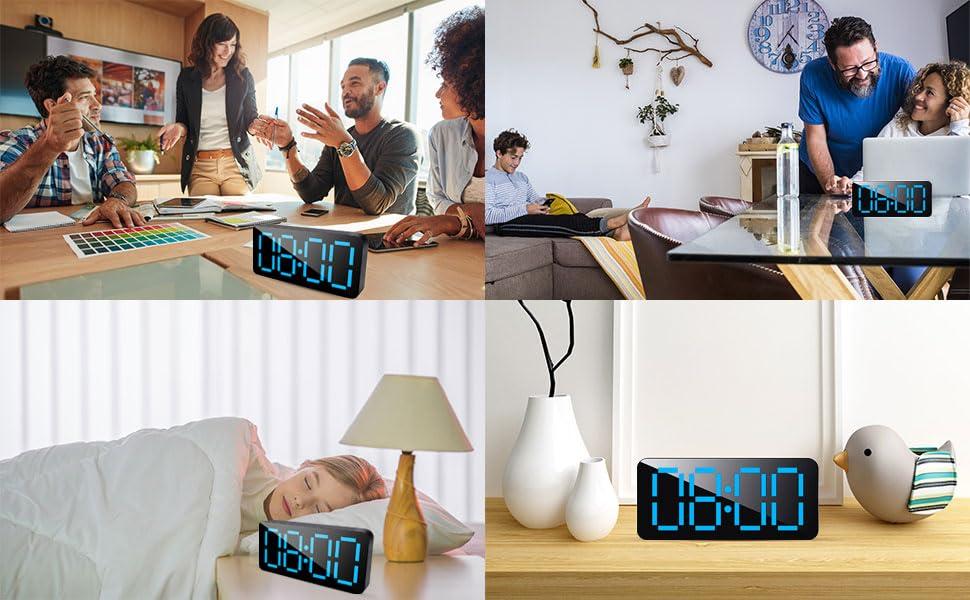 Kestanlora Kestanlora Clock Camera,WiFi HD 1080P Wireless Small Camera with Night Vision Cameras for Home Security Secret Nanny Cam with Video Indoor