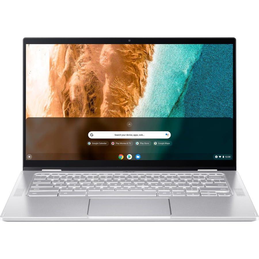 acer acer Chromebook Spin 514 CP514-2H CP514-2H-56QM 14\" Touchscreen Convertible 2 in 1 Chromebook - Full HD - 1920 x 1080 - Intel Core i5 11th Gen i5-1140G7 Quad-core (4 Core) 800 MHz - 8 GB Total RAM -
