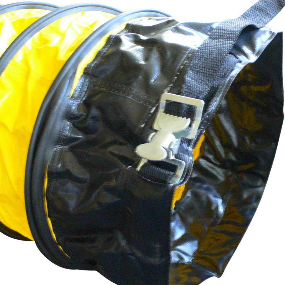 Rubber-Cal Rubber-Cal \"Air Ventilator Yellow\" Ventilation Duct Hose, 18 x 25-Feet