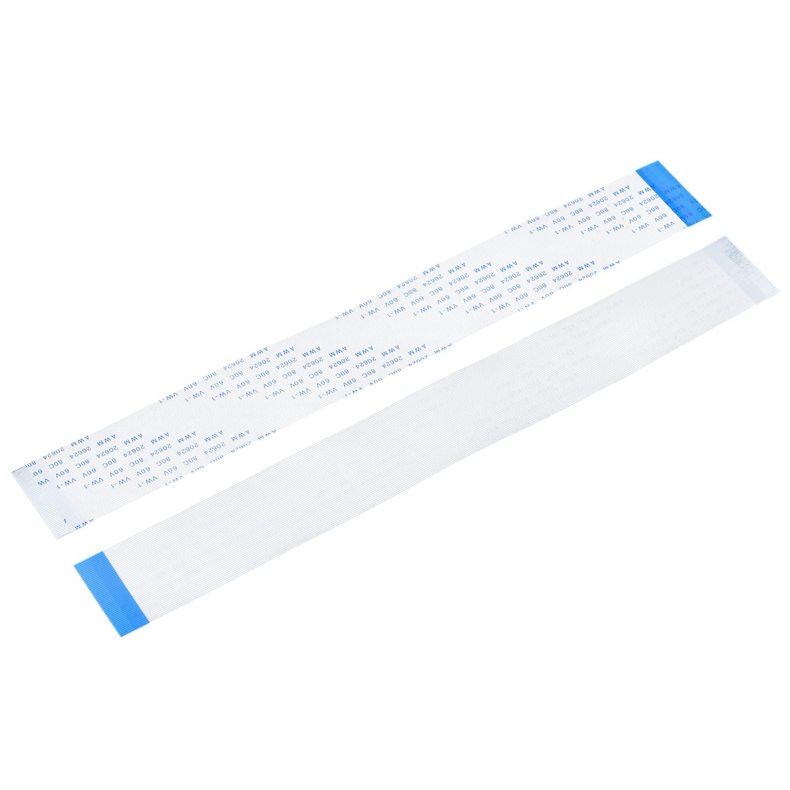 MECCANIXITY MECCANIXITY FFC Ribbon Flat Flexible Cable, 50 Pin 0.5mm Pitch 200mm Long (B Type) for LCD 3D Printer Camera DVD TV Laptop Audio Pack of 5