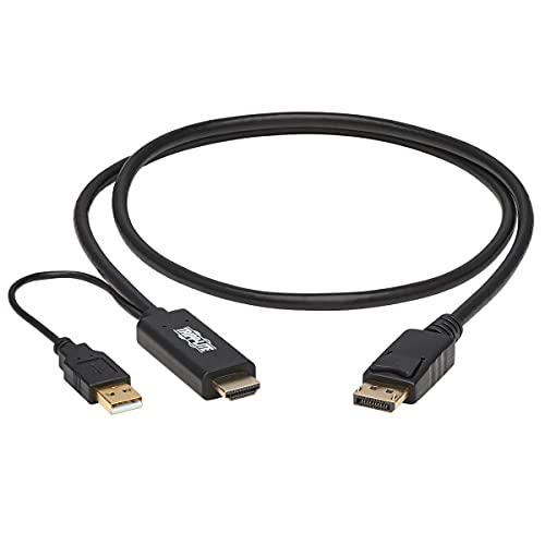 Tripp Lite Tripp Lite HDMI to DisplayPort Adapter Cable Active 4K USB Power M/M 1M (P567-01M)