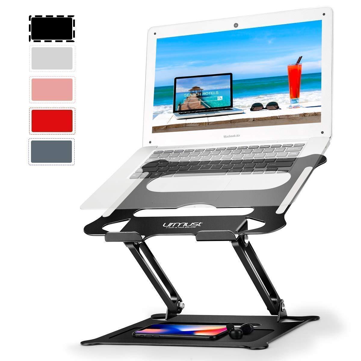 Urmust Urmust Ergonomic Adjustable Laptop Stand (Black) Ergonomic Adjustable Laptop Stand (Silver)