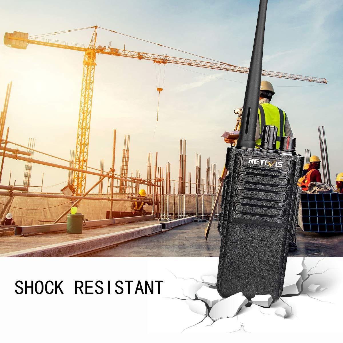 Retevis Retevis RT29 Walkie Talkies Long Range, 3200mAh Heavy Duty Two Way Radios with Charging Station(6 Pack) Bundle with Retevis RT29 Orange Walkie Talkies(4 Pack)