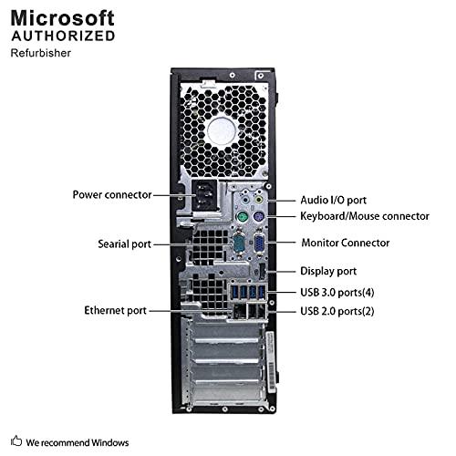 HP HP Elite 8300 SFF Small Form Factor Business Desktop Computer, Intel Quad-Core i7-3770 up to 3.9Ghz CPU, 8GB RAM, 256GB SSD, DVD, USB 3.0, Windows 10 Professional (Renewed)