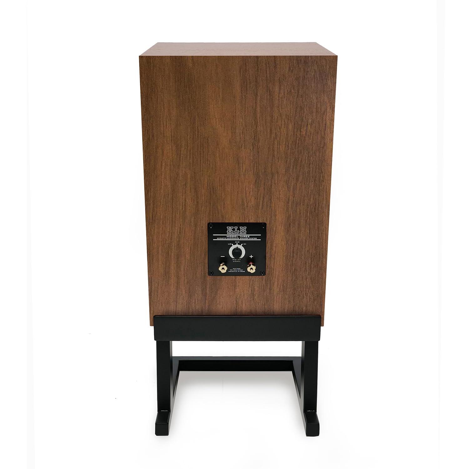 KLH KLH Model Three 2-Way 8-inch Acoustic Suspension Bookshelf Speaker - Each (English Walnut)