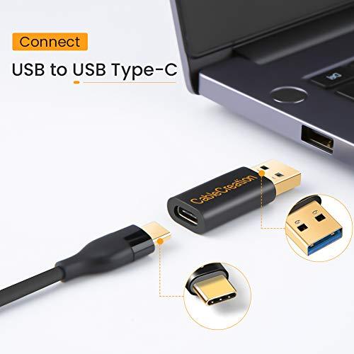 CableCreation CableCreation USB C Female to USB Male Adapter USB to USB C Adapter, USB 3.1 5Gbps USB C to A Adapter Female for Laptops Logitech StreamCam VR Link Adapter for Charging