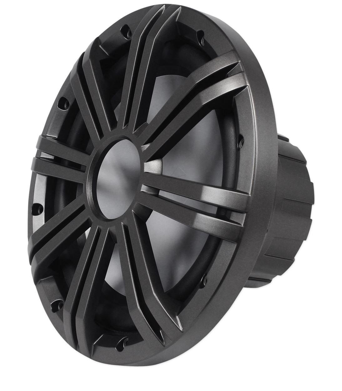 KICKER Kicker 10 Inch KM-Series Marine 4 Ohm Subwoofer 41KMW104LC with Free LED Remote Controller