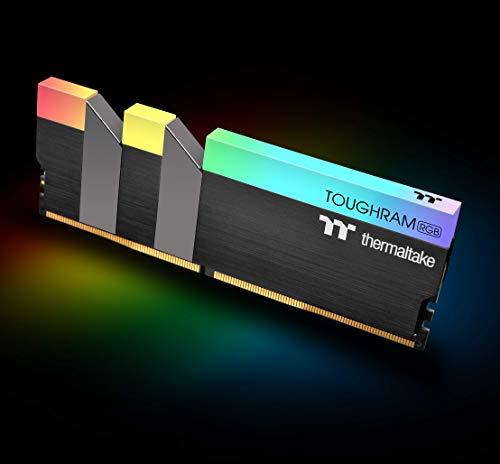 Thermaltake Thermaltake TOUGHRAM RGB DDR4 3600MHz 16GB (8GB x 2) 16.8 Million Color RGB Alexa/Razer Chroma/5V Motherboard Syncable RGB Memory R009D408GX2-3600C18B
