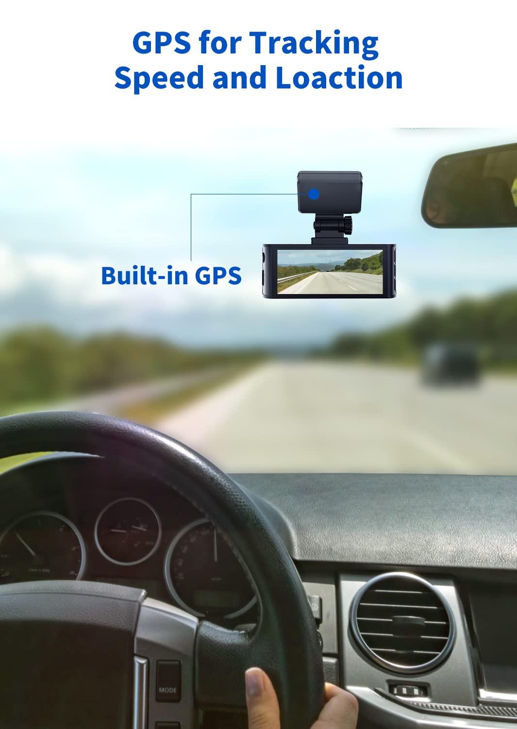 REDTIGER REDTIGER Adhesive Mount F7N Dash Cam with GPS Module