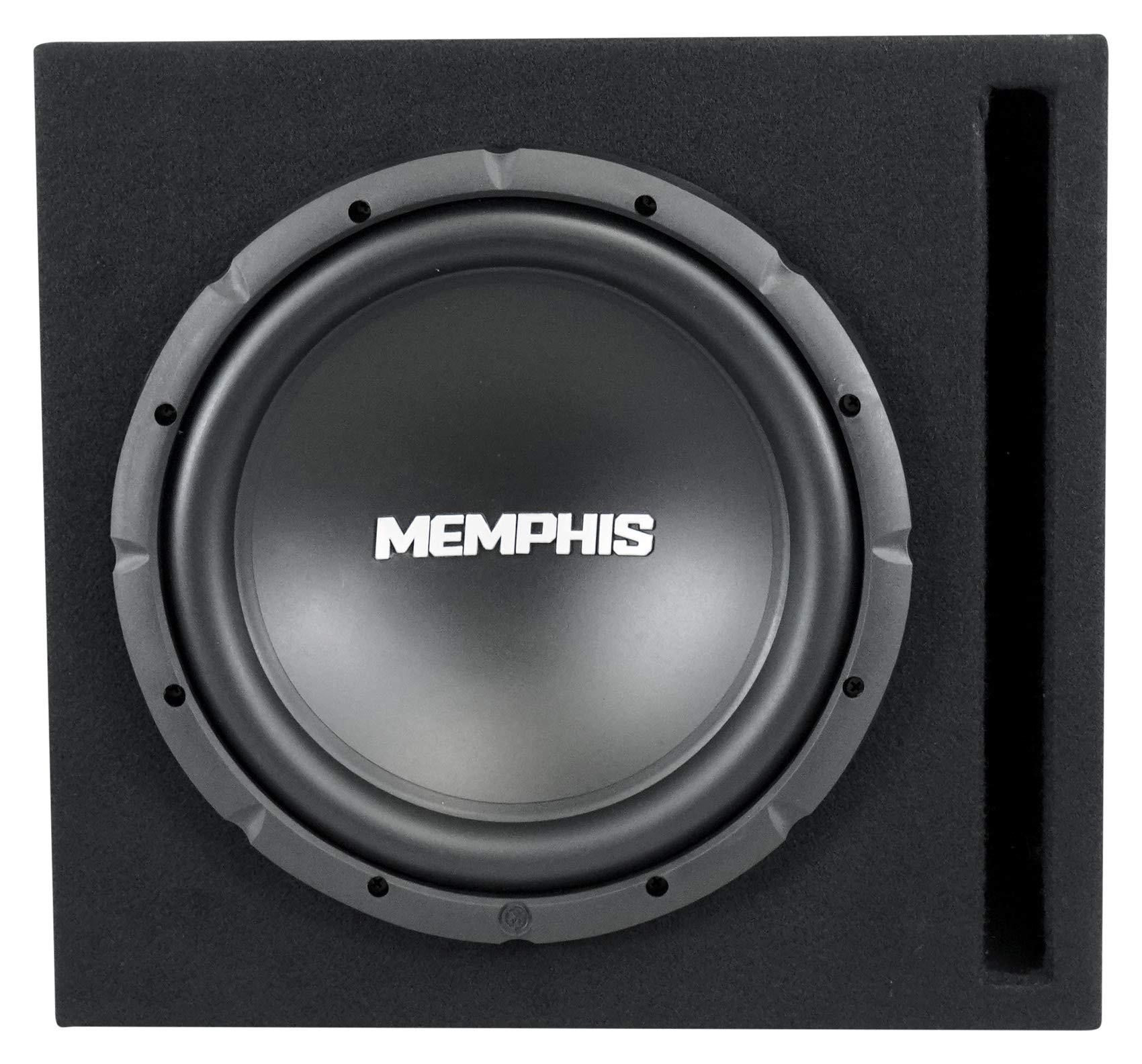 Memphis Memphis Audio SRXE112VP 12" 500w SRX Car Subwoofer Enclosure+Amplifier Package