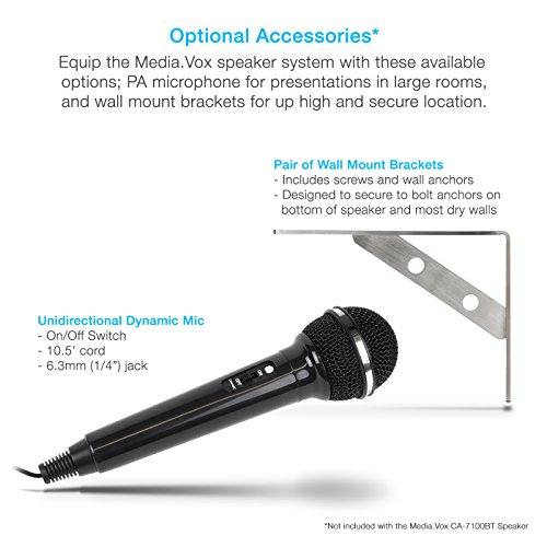 Cyber Acoustics Cyber Acoustics Bluetooth Media Speaker and PA system (The Media.VOX CA-7100BT)