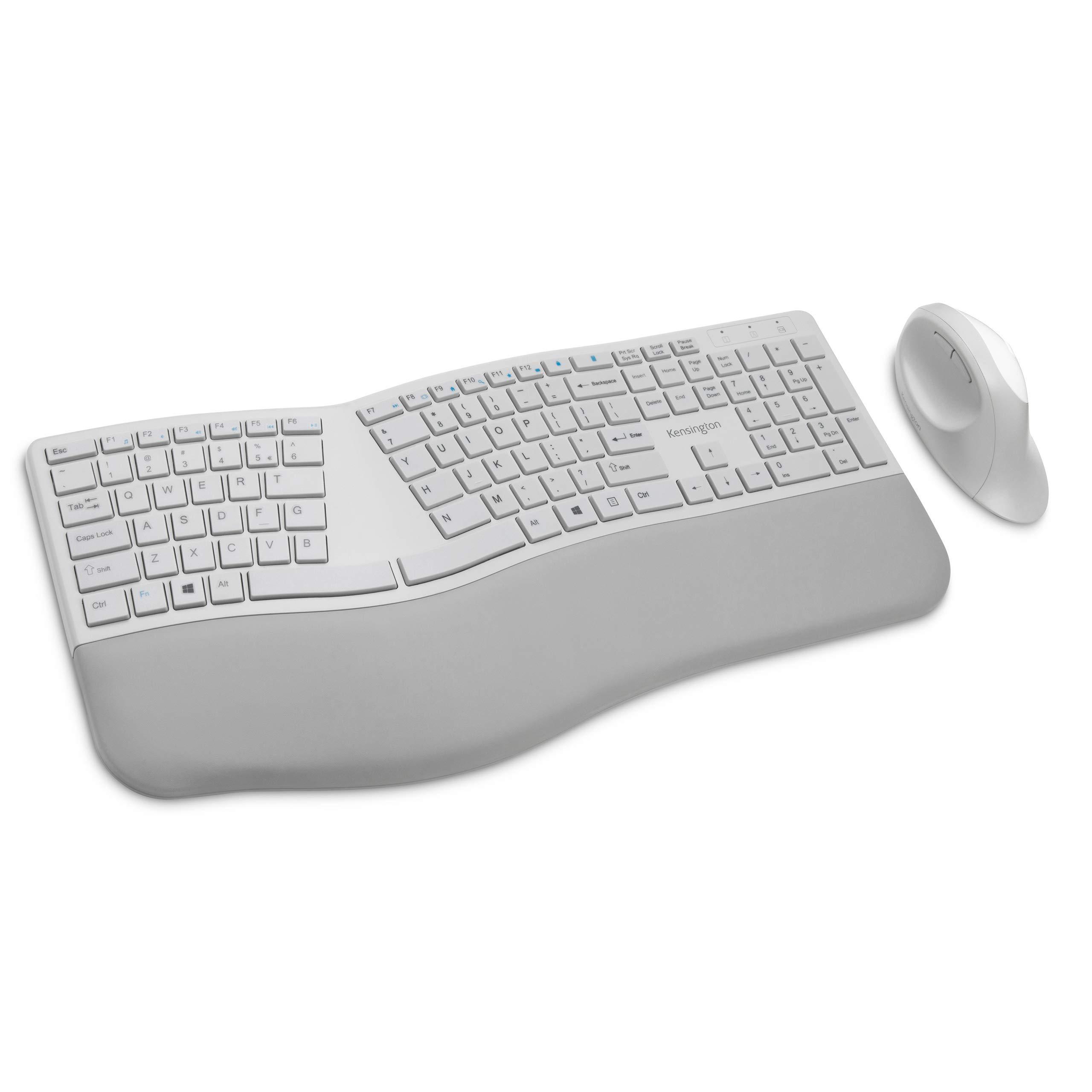Kensington Kensington Pro Fit Ergonomic Wireless Keyboard and Mouse - Grey (K75407US)