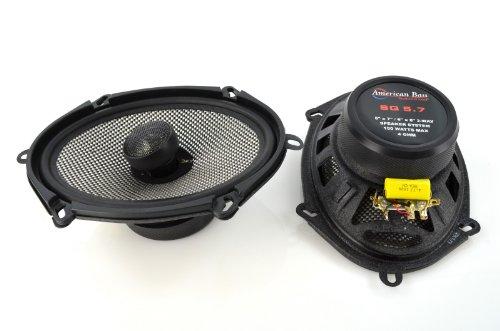 American Bass American Bass SQ5.7 - 6x8/5x7 2-Way Car Speakers Pair