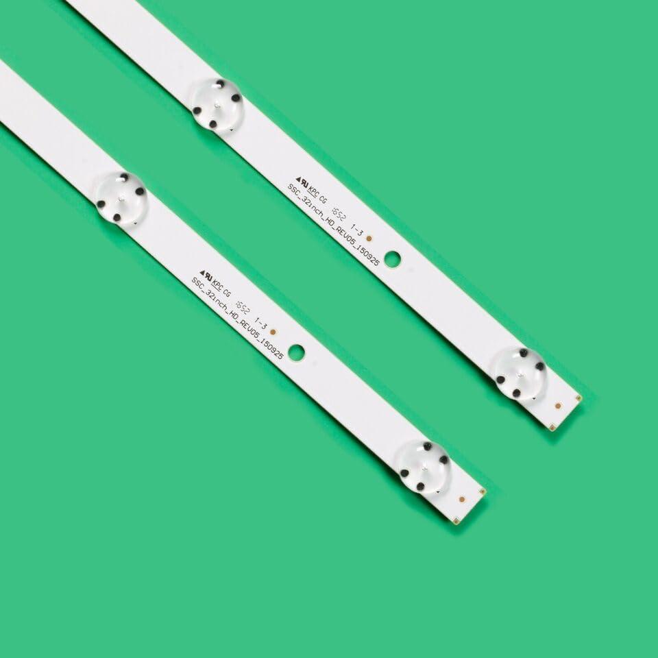 alektryon alektryon 2pcs LED Strips Fit for HC320DXN-VHVS2-214X 32LH51_HD 32LH516A 32LH517A 32LH519U