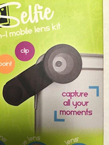 Selfie Selfie 3-in-1 Mobile Lens Kit Black Choose Your Perfect Effect with Interchangeable & Easy to Use Lenses