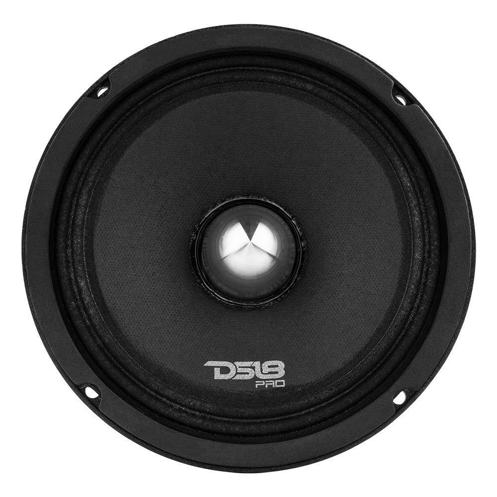 DS18 DS18 PRO-FR6NEO Loudspeaker- 6.5", Full-Range, Silver Aluminum Bullet, 450W Max, 225W RMS, 4 Ohms, Neodymium Magnet - The Most Elegant Neodymium Full Range Loudspeakers Available (Renewed)