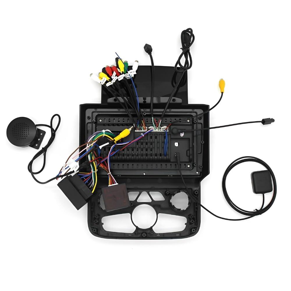 Zcargel Zcargel Car Navigation Android 13 Car Stereo Upgrade Radio with Wireless Carplay Android Auto Compatible for Ram 1500-5500 2013-18 9.7 Inch Stereo with Mirror Link Backup Camera (Only Fit Auto Ac)