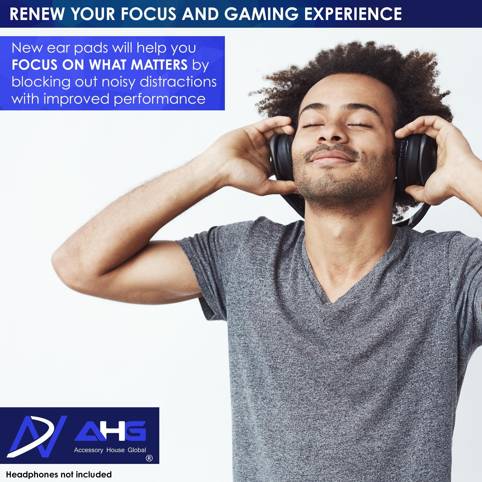 AHG Accessory House Global AHG nc 700 Replacement earpads Cushions Compatible with Bose nc700 Headphones/Bose 700 Noise Cancelling Headphones (Black). Premium PU Leather | Extra Thickness | FlexiSoft High-Density Memory Foam