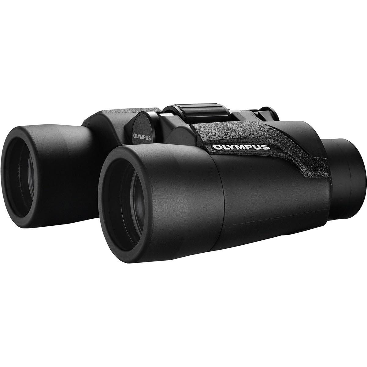 Olympus OM SYSTEM 8x40 Explorer S Porro Prism Binoculars with 59.7 Degree Angle of View, Black