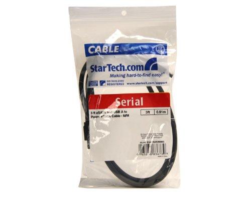 StarTech StarTech.com eSATA and USB A to Power eSATA Cable - Power Over eSATA cable - eSATAp (M) to USB, eSATA (M) - 3 ft - ESATAUSBMM3,Black
