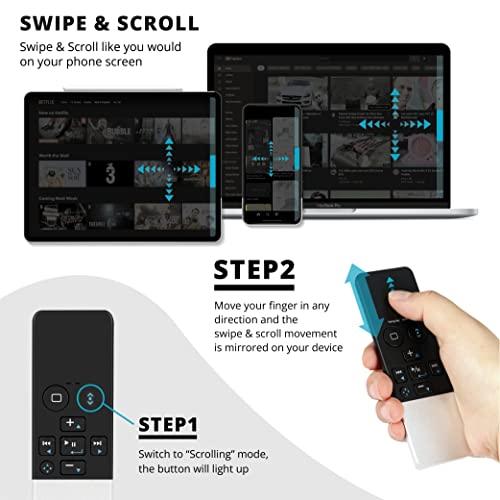 TNP Products TNP Bluetooth Remote Control for iPad iPhone - Trackpad Media Presenter for iOS Mac Android Tablet PC - Wireless Camera Shutter, Media Button, Presentation Clicker, iPad Air Pro, MacBook Pro Mini M1