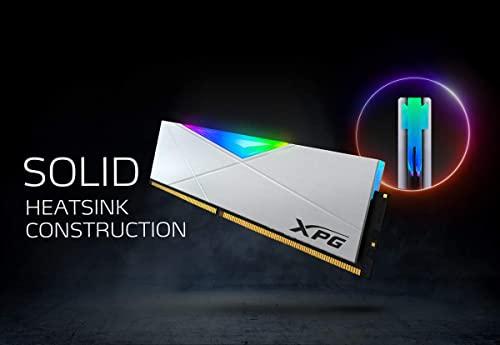 XPG XPG DDR4 D50 RGB 16GB (2x8GB) 3200MHz PC4-25600 U-DIMM 288-Pins Desktop Memory CL16 Kit White (AX4U32008G16A-DW50)