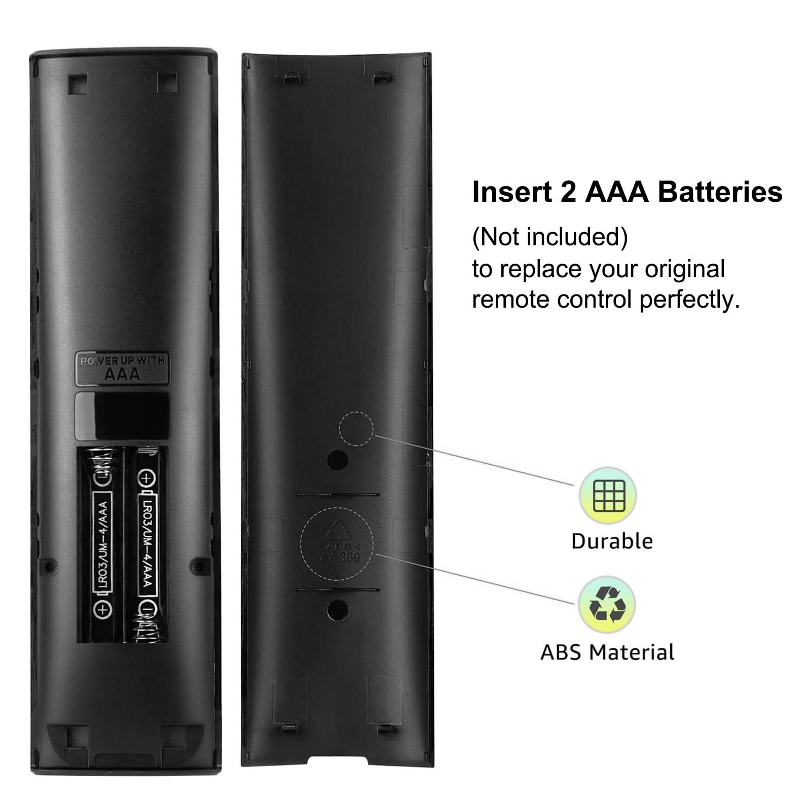 MOKEMAKE Replacement for Vizio Smart TV Remote, 2-Pack Cover & Remote for Vizio TV Remote Control Compatible for VIZIO All LED LCD HD 4K UHD HDR Smart TV