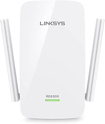 Linksys Linksys WiFi Extender, WiFi 5 Range Booster, Dual-Band Booster, 1,000 Sq. ft Coverage, Speeds up to (AC750) 750Mbps - RE6300