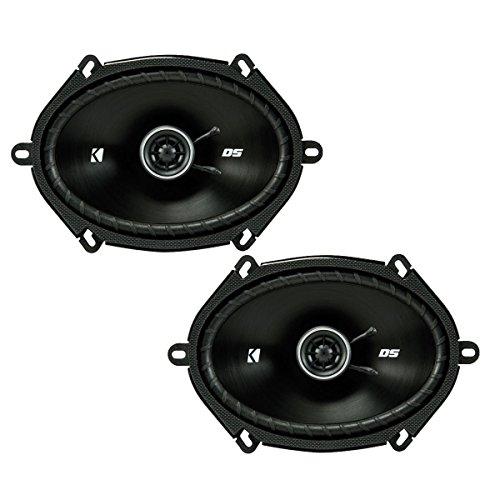 KICKER KICKER DSC680 6x8-Inch (160x200mm) Coaxial Speakers, 4-Ohm Bundle