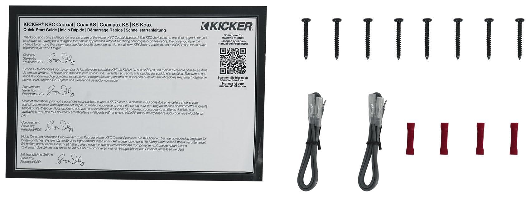Audiosavings Audiosavings Bundle: (2) Pair Kicker 51KSC4604 4x6 75 Watt RMS Car Audio Speakers KSC4604 KSC460 (Items 4)
