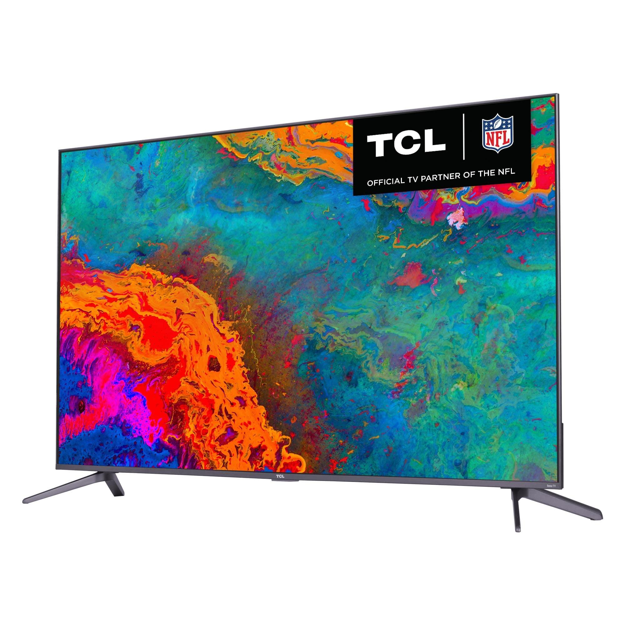 TCL TCL 55-inch 5-Series 4K UHD Dolby Vision HDR QLED Roku Smart TV - 55S535, 2021 Model