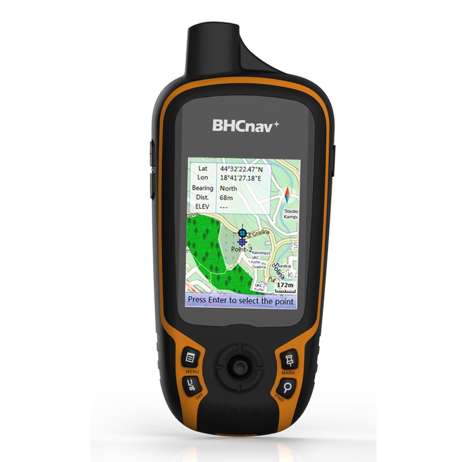 BHCnav BHCnav NAVA F30 Handheld GPS Units,Colorful Map Handheld GPS Navigation Device,Land Accuracy Surveying GPS Equipment for Outdoor Hiking Hunting Traveling Adventures