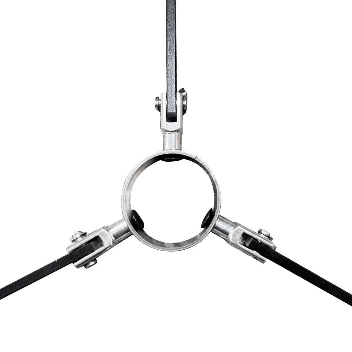 GoueTeiy Foldable Tripod Stabilizer Floor Guide for Total Station Surveying Prism Pole