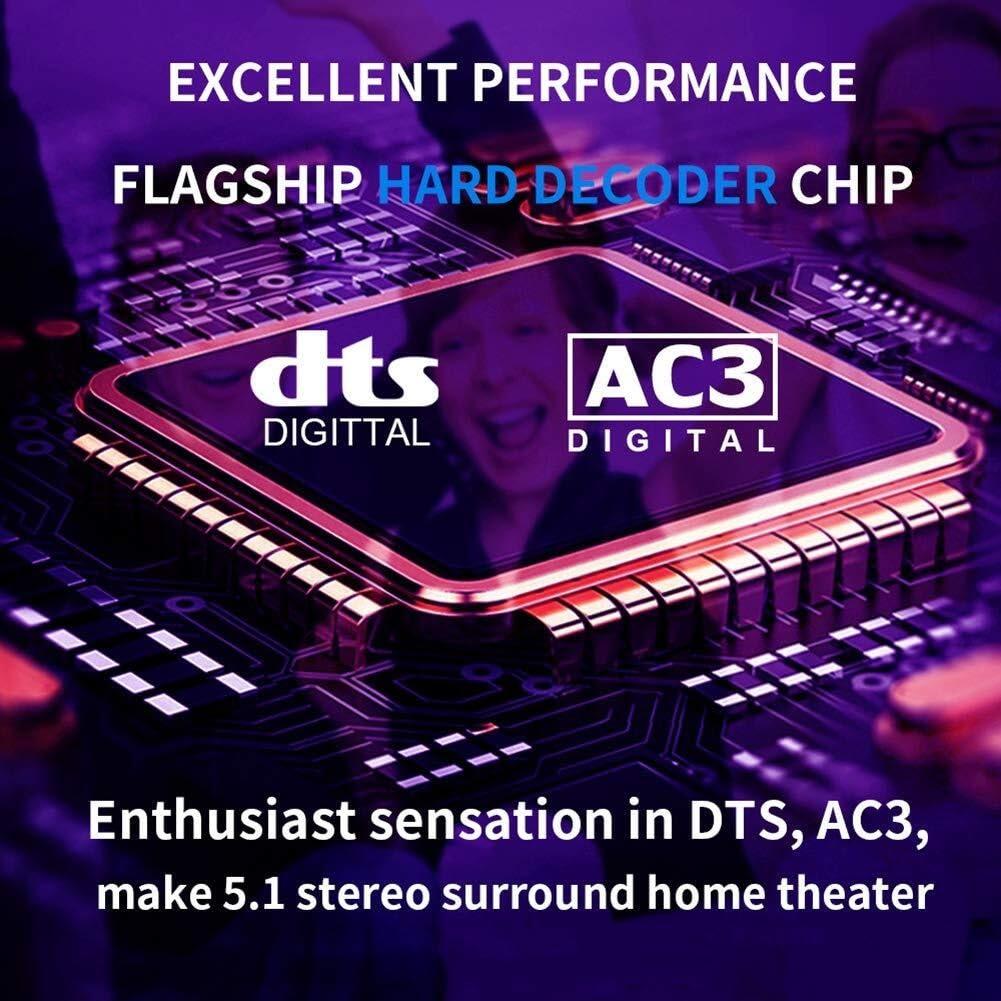 DirectNine Basics DirectNine Basics HDMI 5.1 Audio Converter Decoder DAC DTS AC3 FLAC APE 4K*2K HDMI Extractor Splitter Digital SPDIF ARC