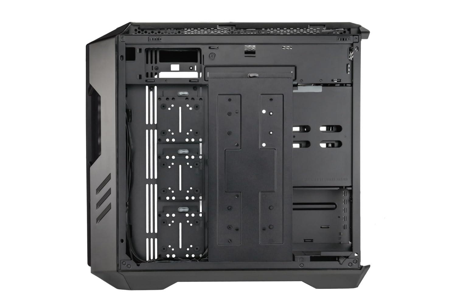 Cooler Master Cooler Master HAF 700 PC Case - Full-Tower, E-ATX Compatible, 5 x Pre-Installed Fans, Rotatable Radiator Bracket, TG Side Panel, Tool-Free Design, ARGB Controller Included