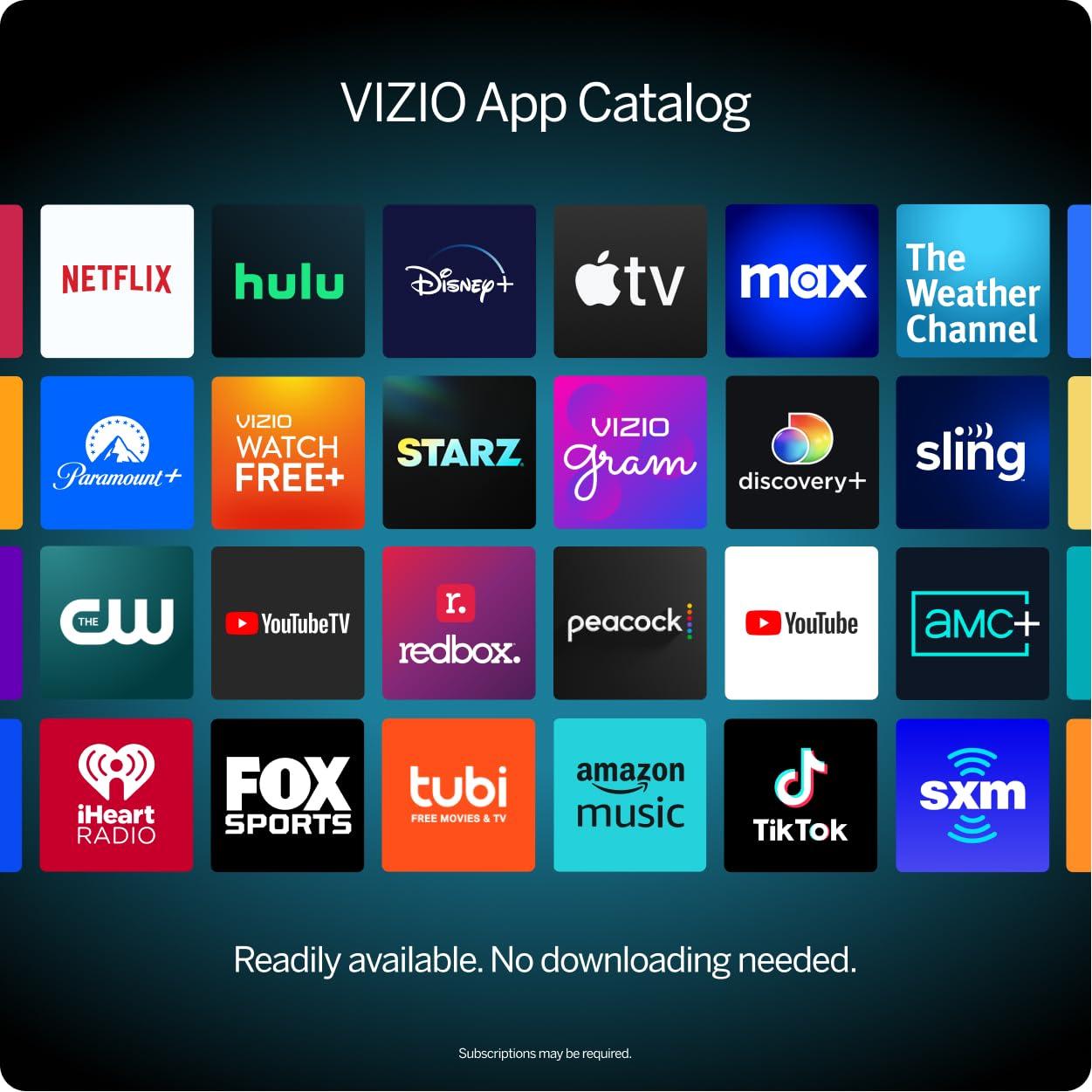VIZIO VIZIO 24-inch D-Series 720p Smart TV with Apple AirPlay and Chromecast Built-in, Alexa Compatibility, D24h-J09, 2021 Model