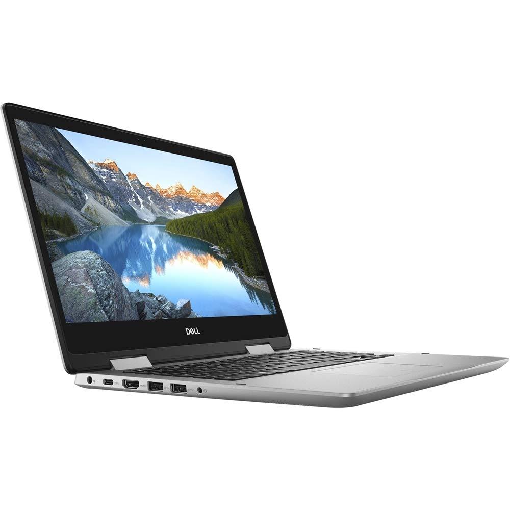 Dell Dell Inspiron 14\" 2-in-1 Laptop Core i7-8565U 8GB RAM 256GB SSD Silver - 8th Gen i7-8565U - Intel UHD Graphics 620 - in-Plane Switching Technology - Features Dell Cinema - Windows 10 Home