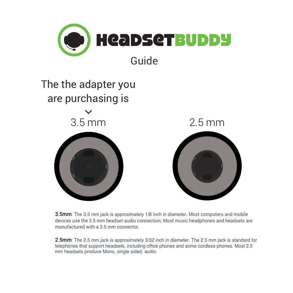 Headset Buddy Headset Buddy Line-Level Audio Adapter with Built in Attenuation for iPhone, Smartphones, Soundboards and Mixers (iPhone-Mic-Line)