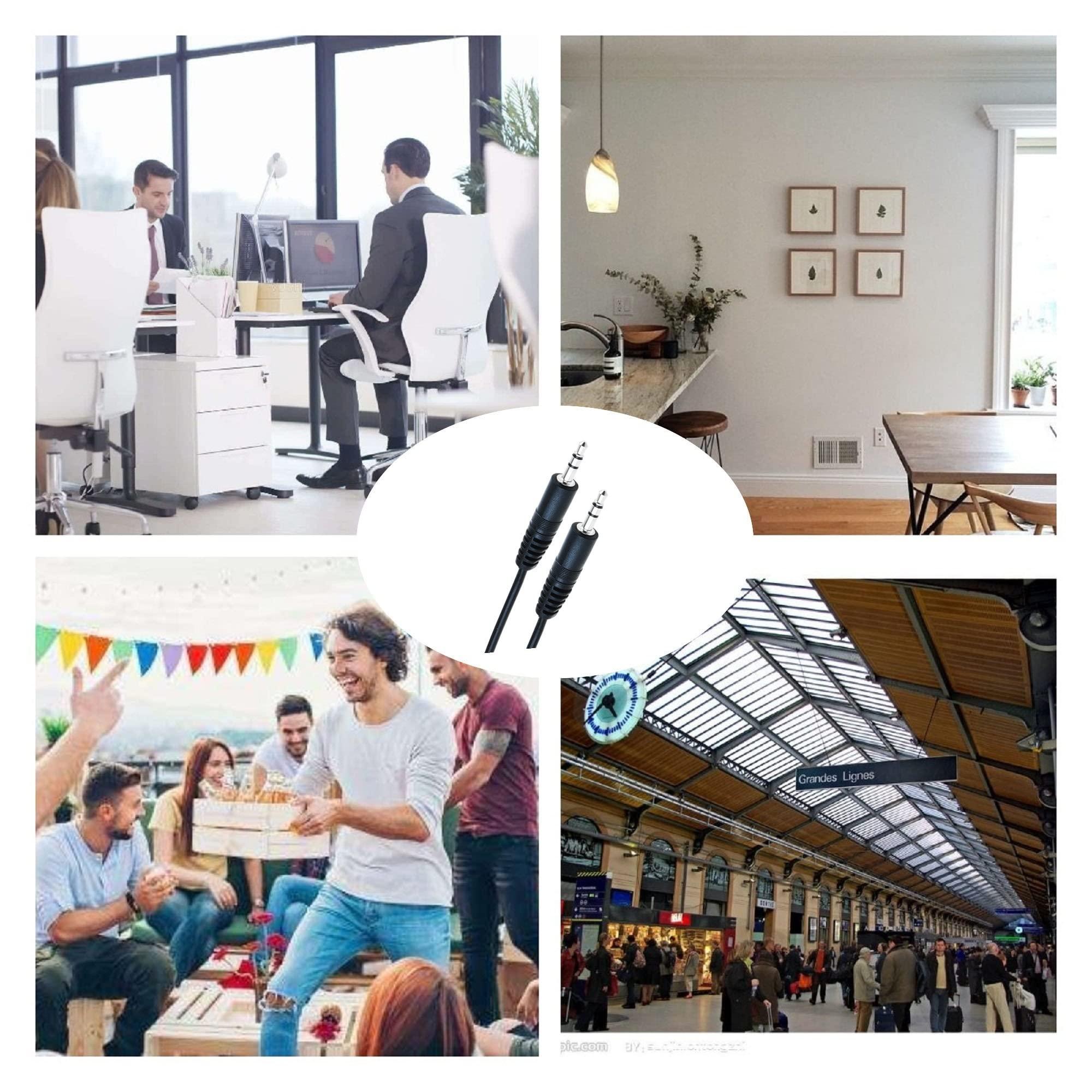 Digipartspower Digipartspower 3.5mm 1/8" Audio Line Aux-in Cable Lead for Sony RK-G136 Audio Connecting Cord