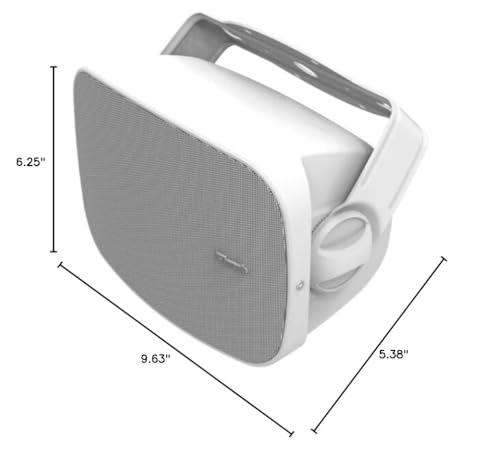 Klipsch Klipsch RSM-400 Indoor/Outdoor Speaker, White (Pair) - Two-Way All-Weather Loudspeakers - 4" IMG Woofer & .75" Titanium Dome Tweeter