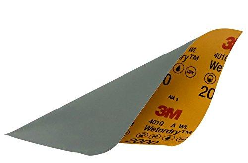 3M 3M Wetordry Sandpaper, 32044, 2000 Grit, 9 in x 11 in, 5 per Pack, 20per case