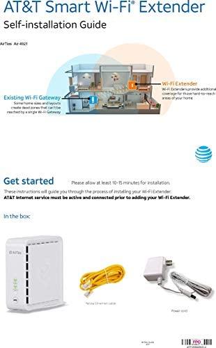 AirTies Airties Air 4921 Smart AT&T Wi-Fi Extender- Wireless Access Point- 1600Mbps Dual Band 3x3 802.11ac (Renewed)