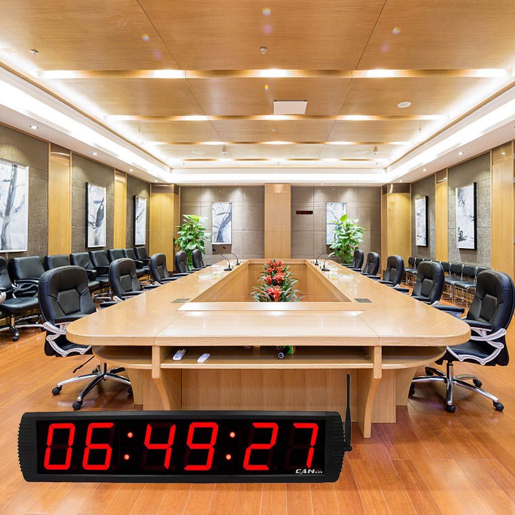 GAN XIN GAN XIN Large LED Digital GPS Clock Brightness Adjustable GPS Wall Clock