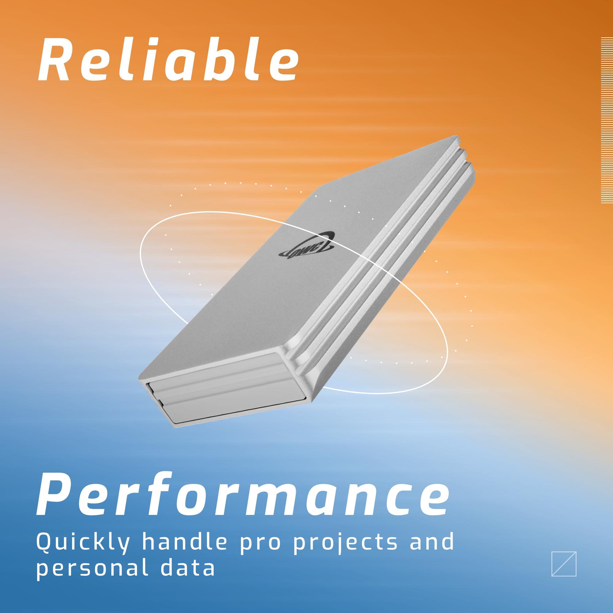 OWC OWC 1TB Envoy Single Ultra Portable Aluminum Bus Powered 10G/s USB-C Thunderbolt Compatible External NVMe SSD Drive