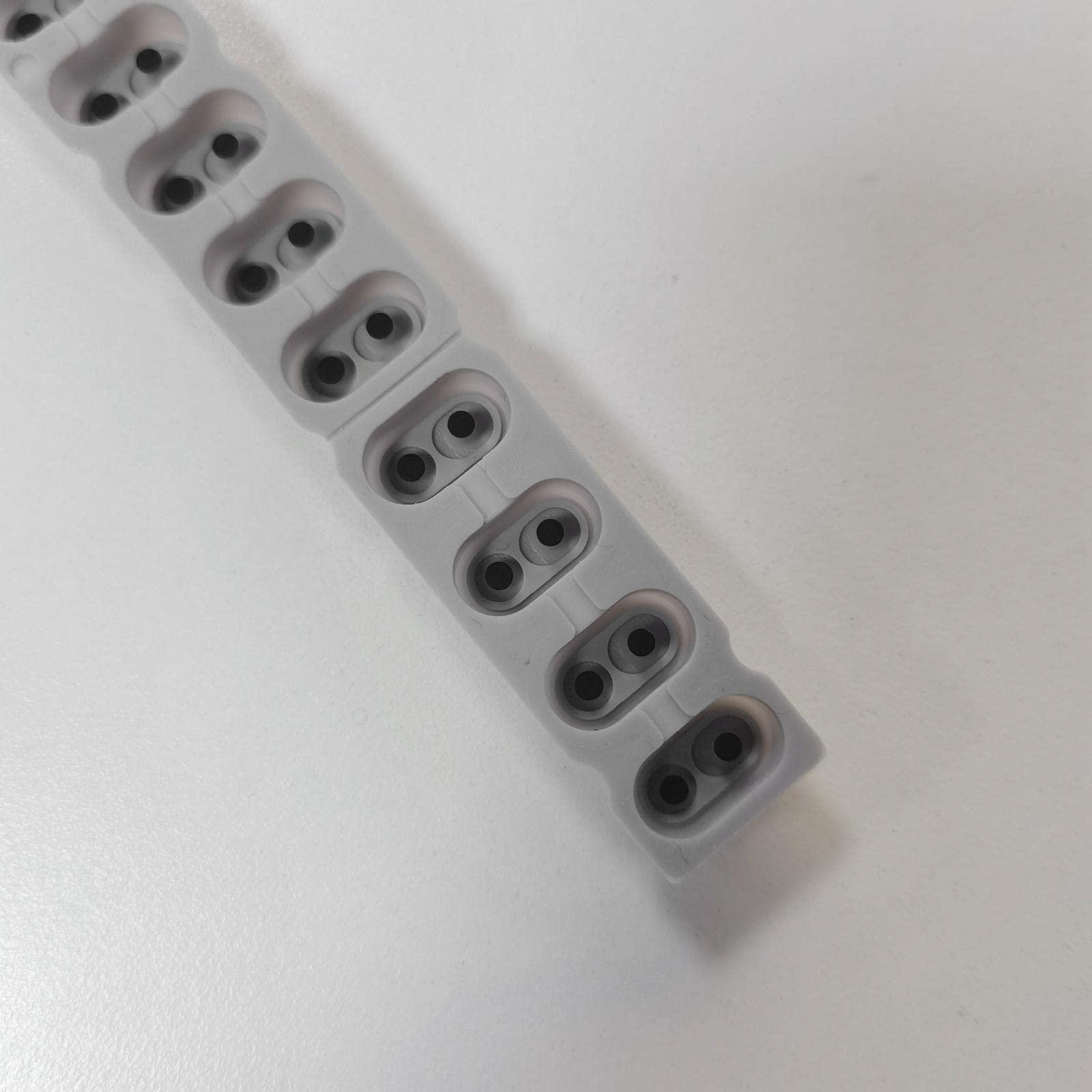 MagiDeal Silicone Conductive Rubber Part Key Contact Strip Buttons Fix Replacemet Contact Pad Keypad Repair for Beginners, 13 keys