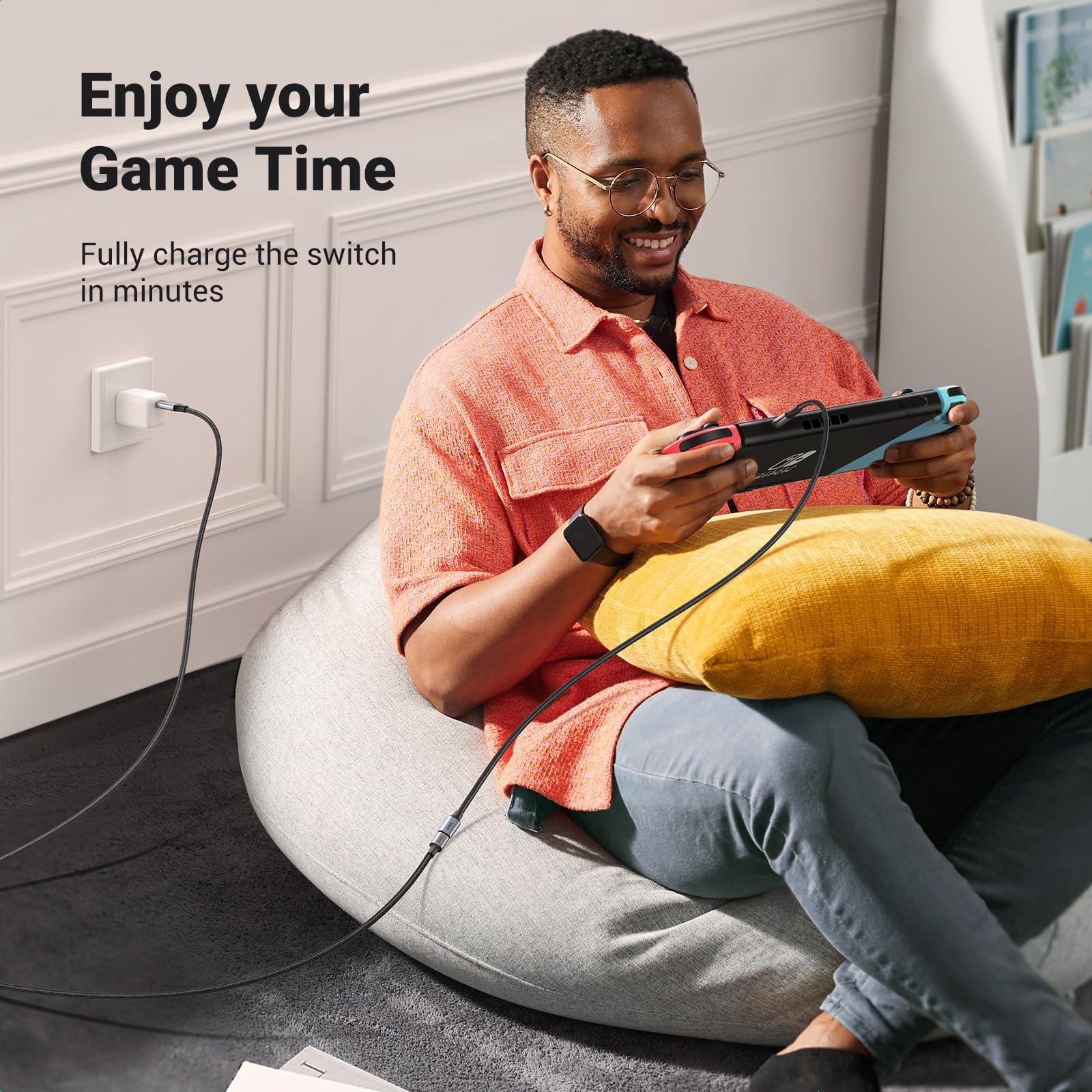 UGREEN UGREEN USB C Extension Cable, (10Gbps/100W) USB C 3.2 Extender, Fast Charging & Transfer Type C Male to Female Cord Compatible with PSVR2/MacBook Air M2 Pro//iPad Pro/Magsafe/USB C Hub 3.3 ft