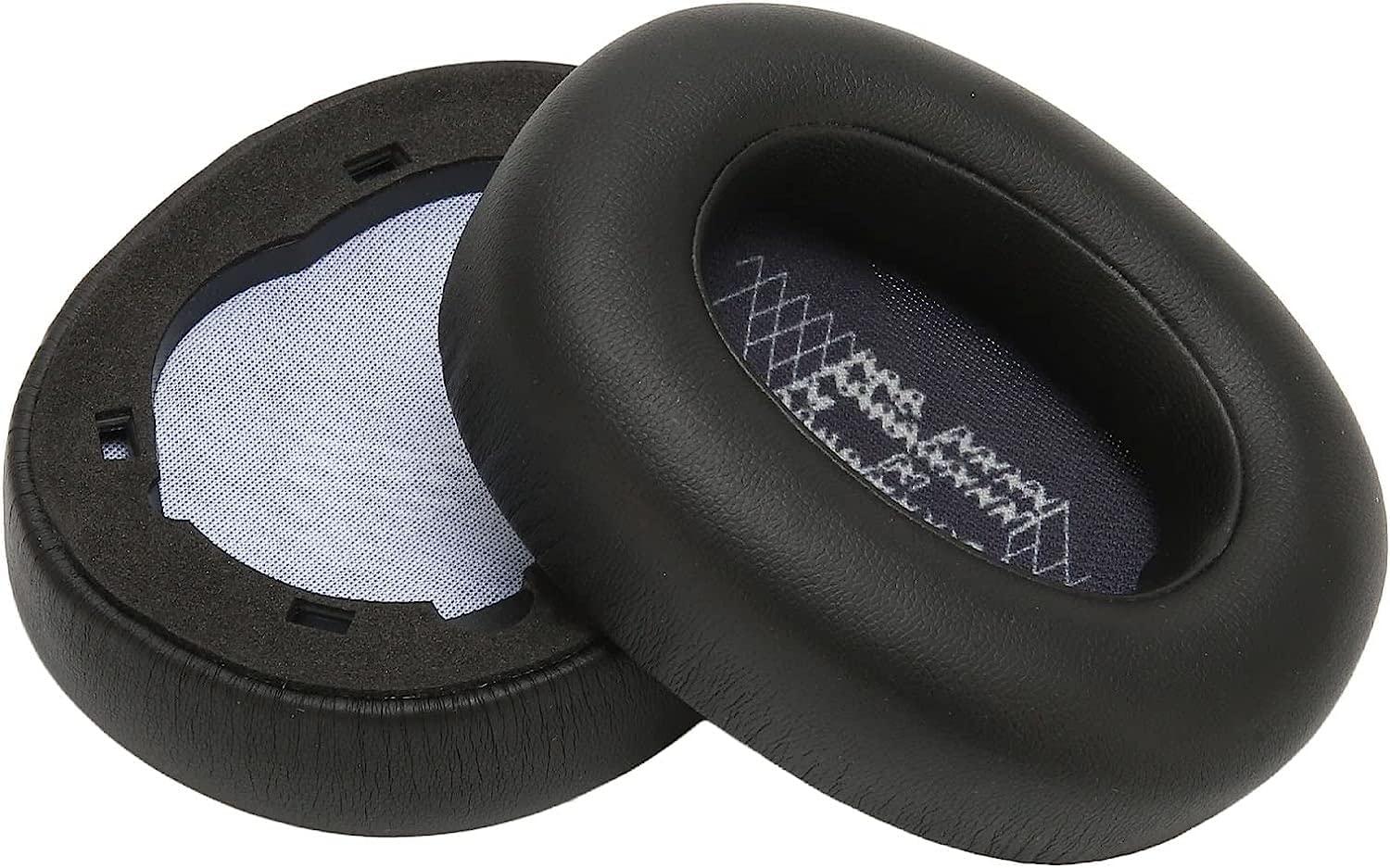 AIKKAUK Replacement Ear Pads Compatible with JBL Live 650BTNC Headphones. Soft Protein Leather Combined with Memory Foam Replace Ear Pads for Repair Accessories - Black