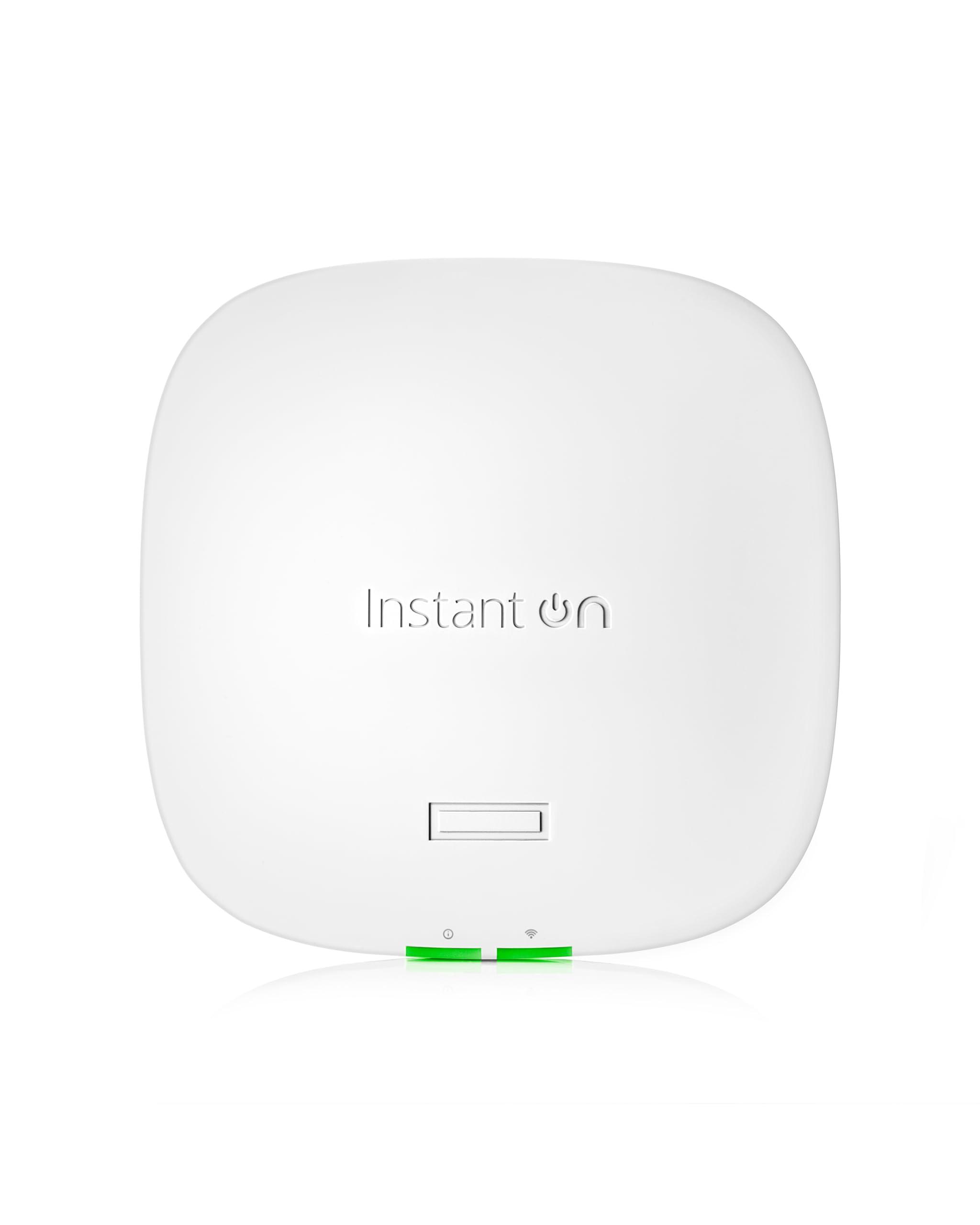 Aruba a Hewlett Packard Enterprise company HPE Networking Instant On Access Point AP32 2x2 WiFi 6E Indoor Wireless Access Point (3 Pack) | Secure, Tri-Band, Future Ready | Power Source Not Included | US Model (S1T22A-3PACK)