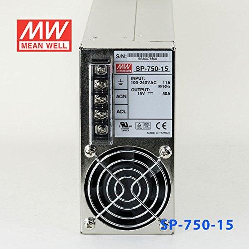 MeanWell Meanwell SP-750-15 Power Supply - 750W 15V 50A - PFC